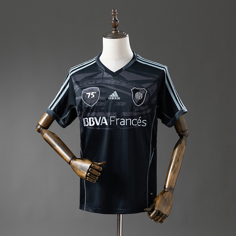Camiseta retro del 75 aniversario de River Plate 13-14, tallas S-XXL